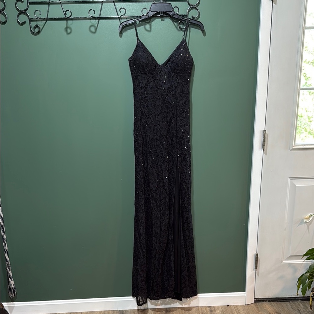 B. Smart Black Maxi Dress